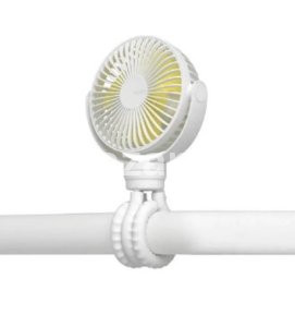 Jisulife FA40 Rechargeable Mini Fan 4000mAh- White Color