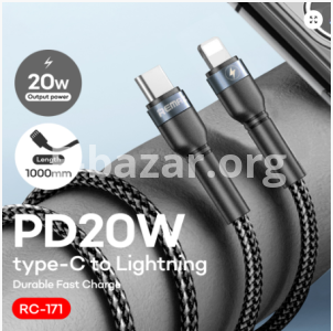 Remax RC-171 Type-C to iPhone Data Cable – 1 Meter