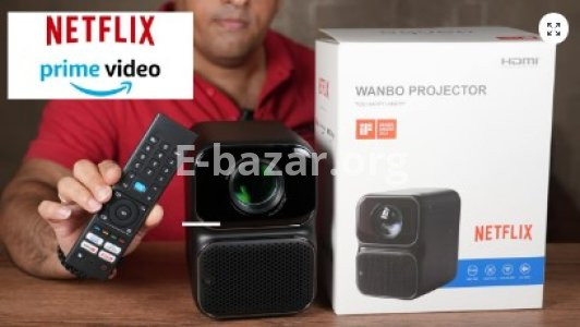 WANBO TT Auto Focus Netflix Certified 650 ANSI Lumen Projector
