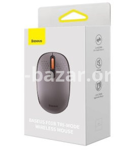 Baseus F01B Tri-Mode Wireless Mouse- Black Color
