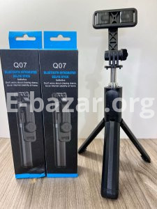 Q07 Bluetooth Selfie Stick Tripod (Without LED)