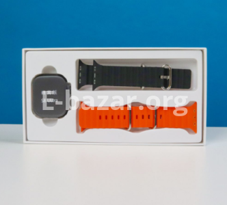 S8 Ultra 4G SIM Supported Android Smart Watch 1GB/16GB – (Body Color-Black with double Straps) With Camera