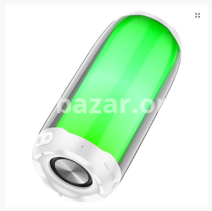 Hoco HC8 Pulsating Luminous Wireless Speaker – White Color