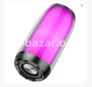 Hoco HC8 Pulsating Luminous Wireless Speaker – Black Color