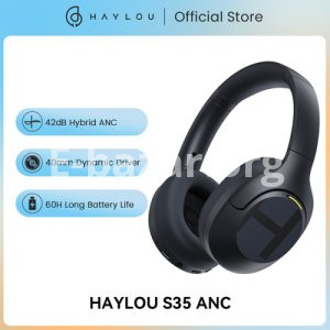 The Haylou S35 ANC headphones – Black Color
