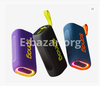 Sanag M30S Pro Bluetooth Speaker (IPX7 Waterproof) – Blue & Orange Color
