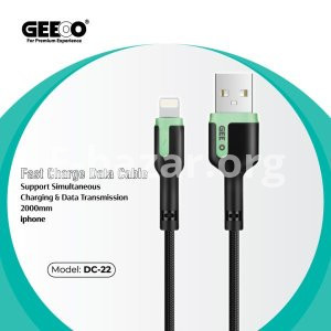 GEEOO DC-22 Fast Charging Lightning Data Cable Price In Bangladesh