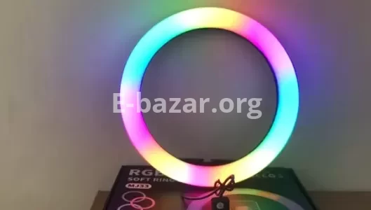 RGB LED Soft Ring Light MJ30 (Without Stand)