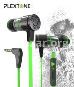 Plextone G25 Gaming Earphone – Green Color