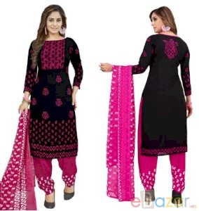 Printed Unstitched Salwar Suit