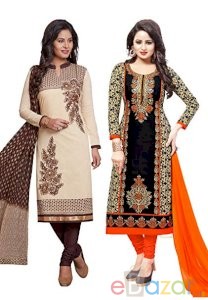 Printed Unstitched Salwar Suit